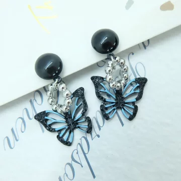 湛藍黑蝴蝶×三角耳夾.avif