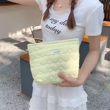 糖果愛心包&times;化妝包&times;黃色