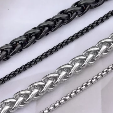 316鋼飾×龍骨雙鍊 ×中性手鍊×銀色.avif