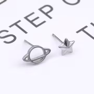 925銀針×星球光芒×耳環