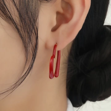安可拉復古紅心×蚊香盤U型耳夾.avif