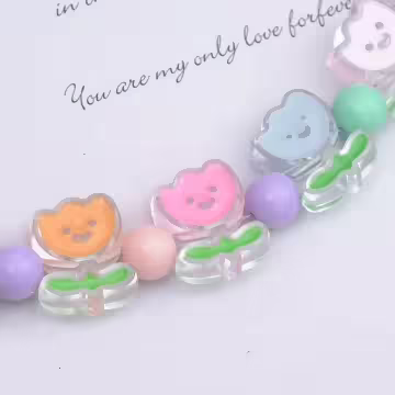 微笑小花×手機腕帶掛繩