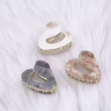 金屬流光×鯊魚夾×棕咖