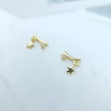 流星閃爍×吊墜耳環