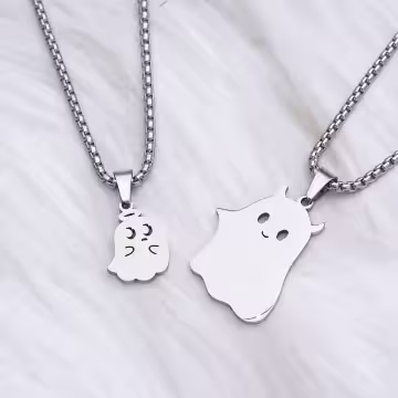 316鋼飾×保謢小幽靈×姐妹閨蜜情侶項鍊組