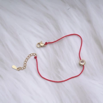 單鑽鋯石×紅繩手鍊×共三色.avif