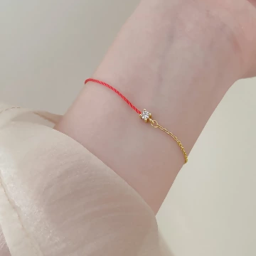 小小鋯石×紅繩鍊條手鍊.avif