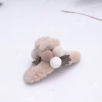 果子毛絨絨×鯊魚夾×共三色