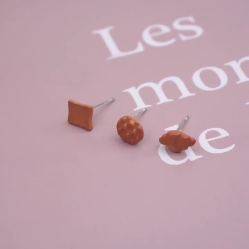 焦糖麵包×單邊六套件耳環組 .avif