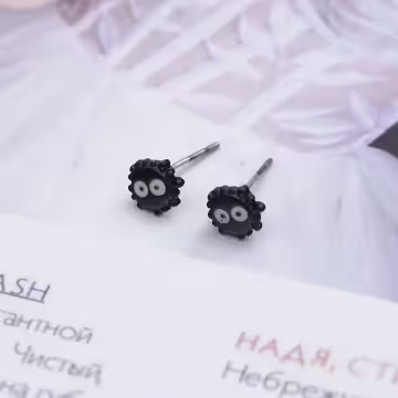 煤碳家族×三套件耳環組