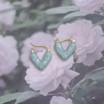 小桃心&times;耳環&times;共二色