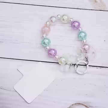 糖果紙炫彩蝴蝶結×手機腕帶掛繩×彩色