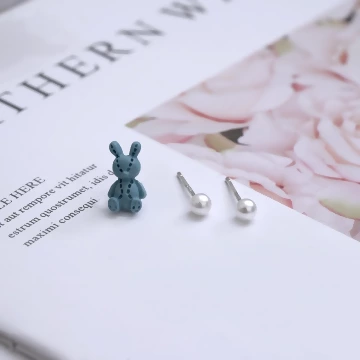 布偶兔兔小花×單邊六套件耳環組.avif