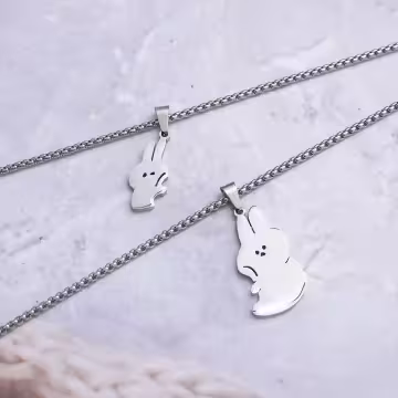 316鋼飾×兔gether×姐妹閨蜜情侶項鍊組
