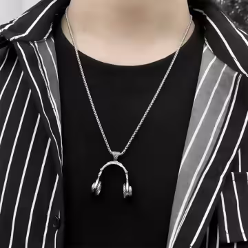 搖滾耳機×長項鍊