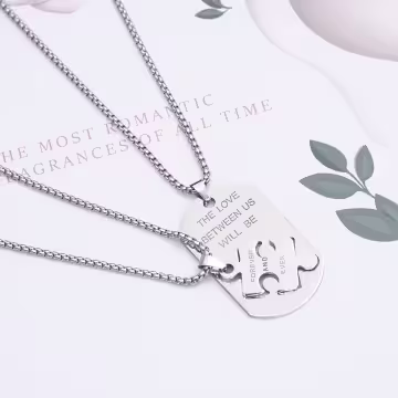 316鋼飾×拼湊回憶×姐妹閨蜜情侶項鍊組