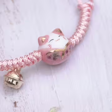 戀愛御守貓×拉繩手鍊×粉