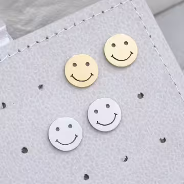 316鋼飾×笑臉迎人×耳釘×共二色