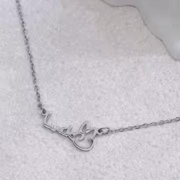 316鋼飾×Luck好運YA×鎖骨項鍊×銀色