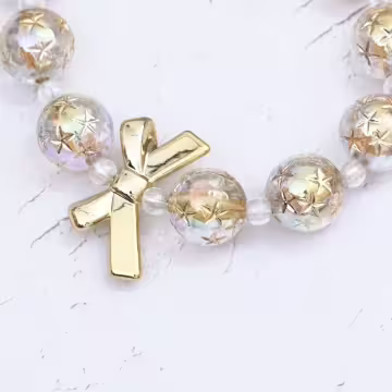 輕奢水晶球蝴蝶結×手機腕帶掛繩×金色