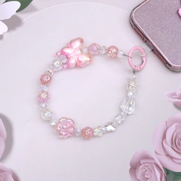 冰透蝴蝶小花×手機腕帶掛繩×粉紅.avif