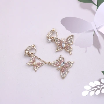 嬌嫩粉蝶×吊墜耳環.avif