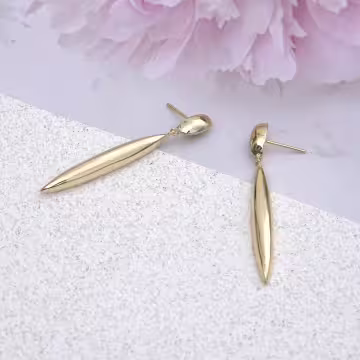 顯瘦簡約細柳×吊墜耳環