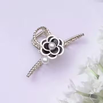 一朵山茶花×鯊魚夾×共二色