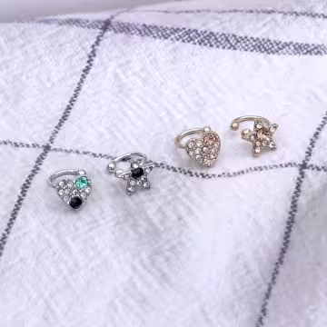 閃亮星星愛心&times;U型耳骨夾&times;共二色