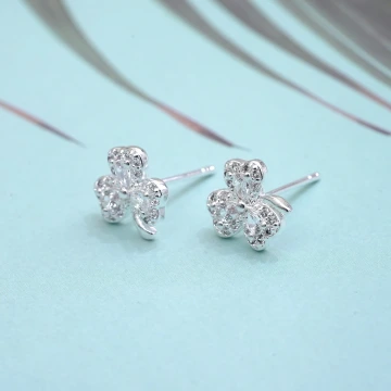 925銀針×三葉草×耳環.avif