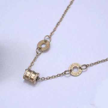 316鋼飾×羅馬數字小蠻腰 ×手鍊×金色.avif