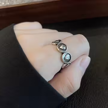 美式&times;復古&times;愛心指環&times;開口戒指