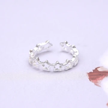 925銀飾×星連星×開口戒指.avif