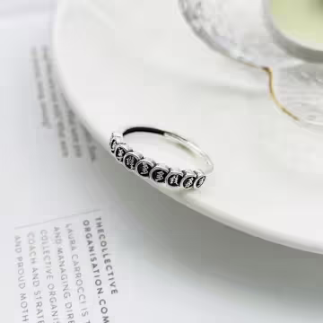 中式×錢多多×文字戒×開口戒指×中性戒