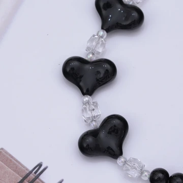 925銀飾×交織晶鑽垂墜水滴×鎖骨項鍊 .avif