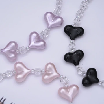 925銀飾×交織晶鑽垂墜水滴×鎖骨項鍊 .avif