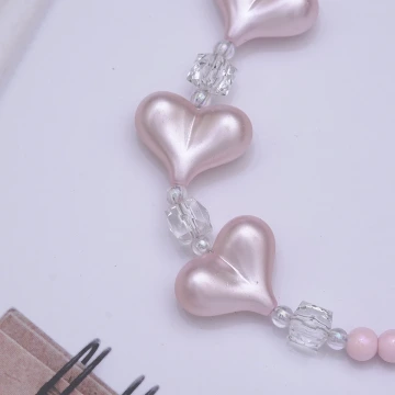 925銀飾×交織晶鑽垂墜水滴×鎖骨項鍊 .avif