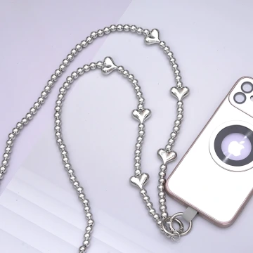 銀色小愛心×手機斜背雙勾掛繩.avif