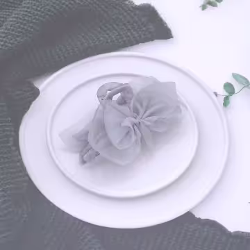 網紗蝴蝶結×鯊魚夾×共三色