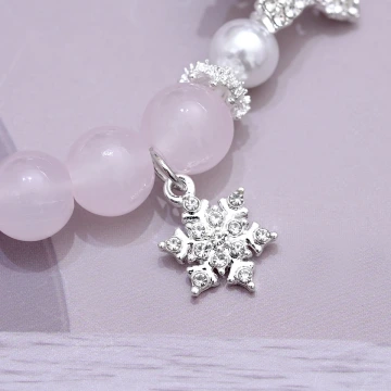 粉紅雪花之星×固定式串珠手鍊.avif