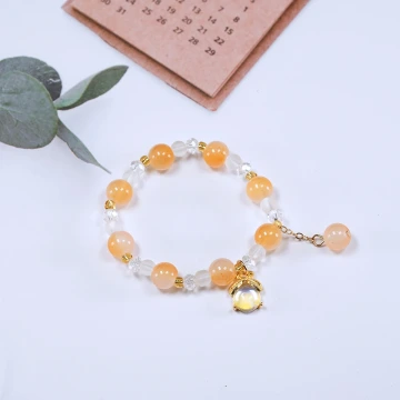 螢火蟲琉璃×固定式串珠手鍊×共六色.avif