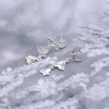 925銀針×蝴蝶群飛×耳環.avif