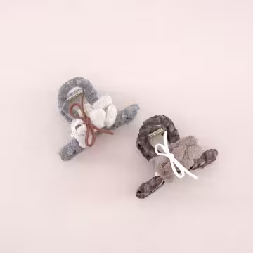 菱格小熊×鯊魚夾×共 二色