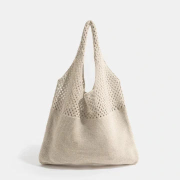 素色拼接鏤空針織×肩背包×米白.avif