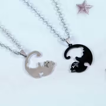 316鋼飾×抱團取暖×閨蜜情侶項鍊組