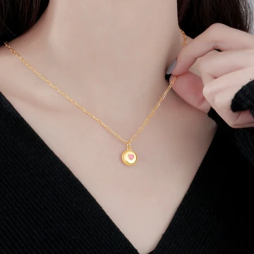 金橢圓紅底鑲鑽亮面×穿戴式手指甲片×二十四入 .avif