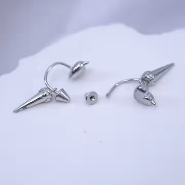 惡魔愛心椎子&times;轉珠耳環