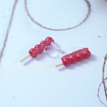 金橢圓紅底鑲鑽亮面×穿戴式手指甲片×二十四入 .avif