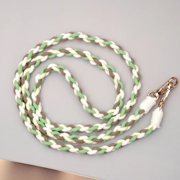 細繩四色小麻花&times;手機斜背雙勾掛繩&times;駝+綠+白+米.avif