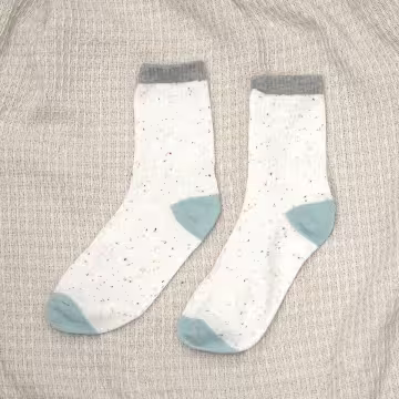 藍灰少女心&times;中筒襪&times;四雙套件襪子組